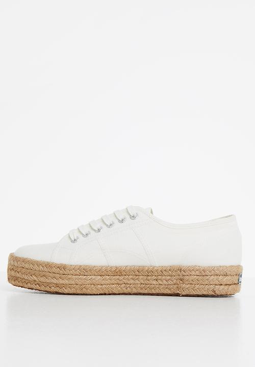 SUPERGA - 2730 Rope mid platform - white avoria