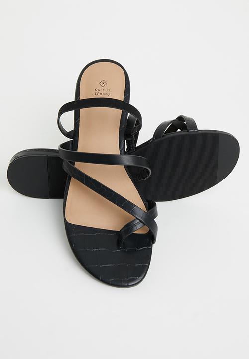 Call It Spring - Ereran sandal - black