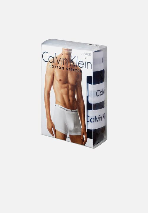 Calvin Klein - 3p boxer brief - black/cobalt w/blue
