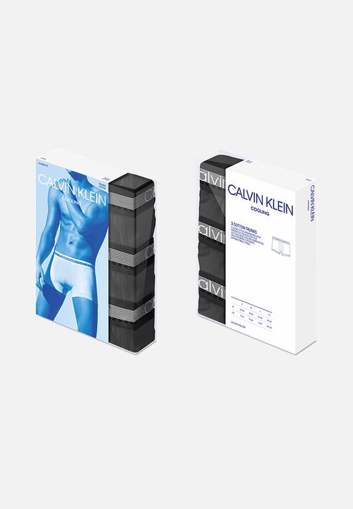 Calvin Klein - Trunk 3pk - grey heather/black/white