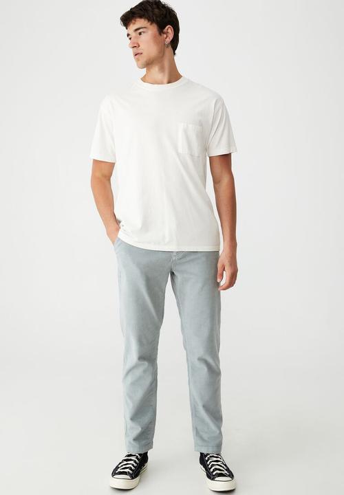 Cotton On - Beckley pant - mineral blue cord