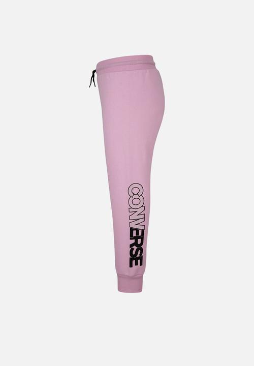 Converse - Converse faux sequin jogger  - converse pink glaze