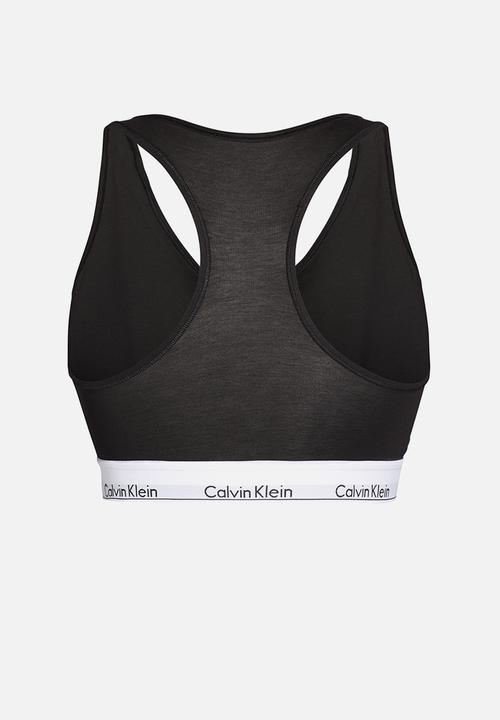 Calvin Klein - Plus unlined bralette - black