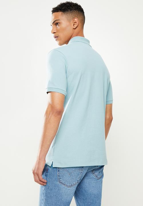 urban° - Urban pastel short sleeve golfer - light blue