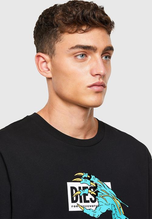 Diesel  - T-just-ls-a1 T-shirt - black