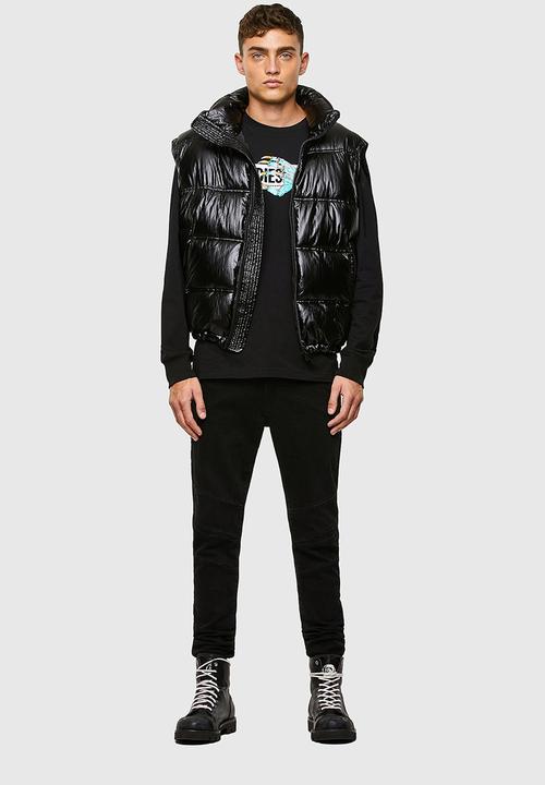 Diesel  - T-just-ls-a1 T-shirt - black