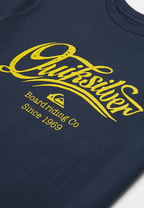 Quiksilver - Top hour short sleeve yth - navy blazer