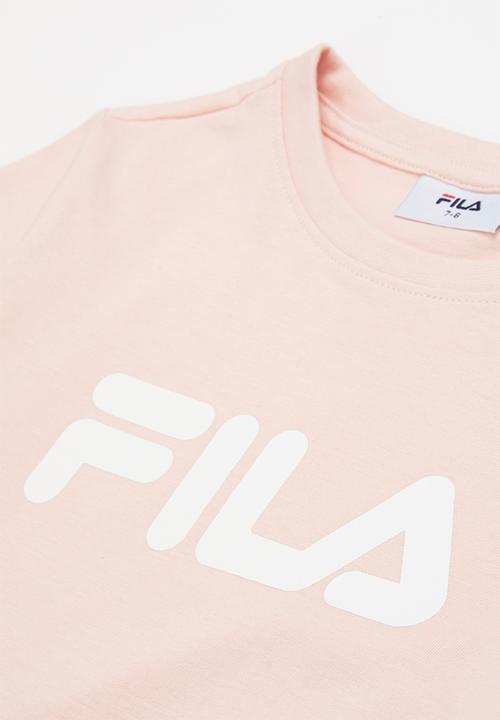 FILA - Mono deckle T-shirt - coral blush