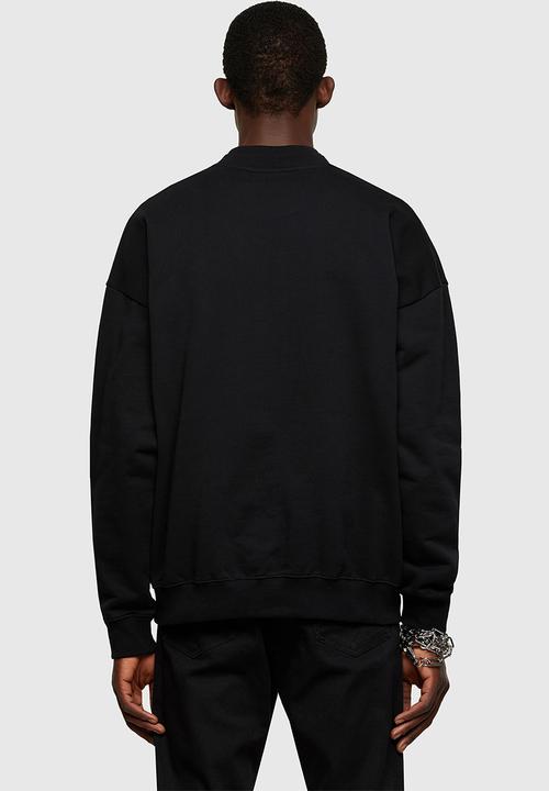 Diesel  - S-mart-inlogo sweatshirt - black