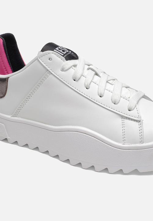 Diesel  - S-shika low lace w - white