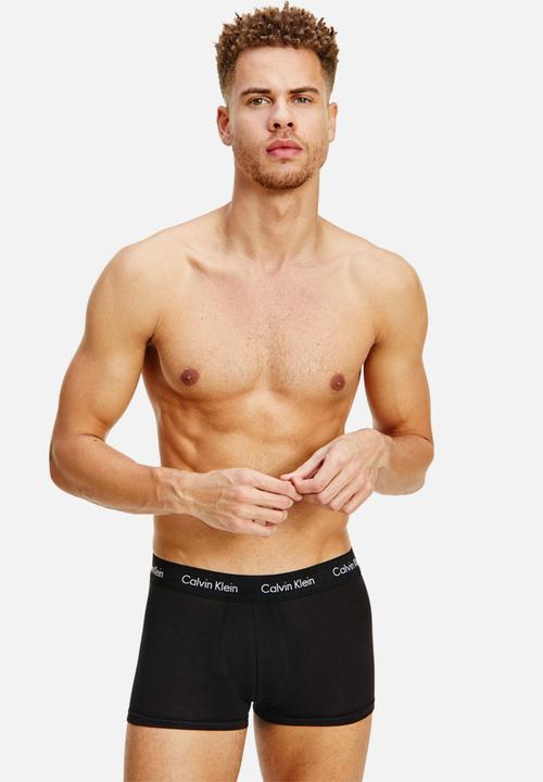 Calvin Klein - 3 pack low rise trunk - black 
