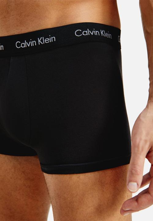 Calvin Klein - 3 pack low rise trunk - black 