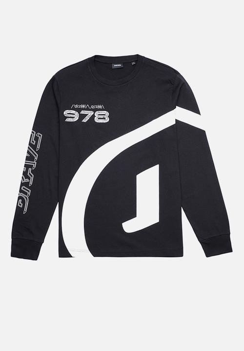 Diesel  - T-just-ls-e2 T-shirt - black