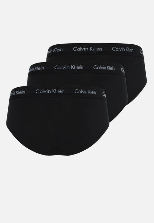 Calvin Klein - 3 Pack hip brief - black