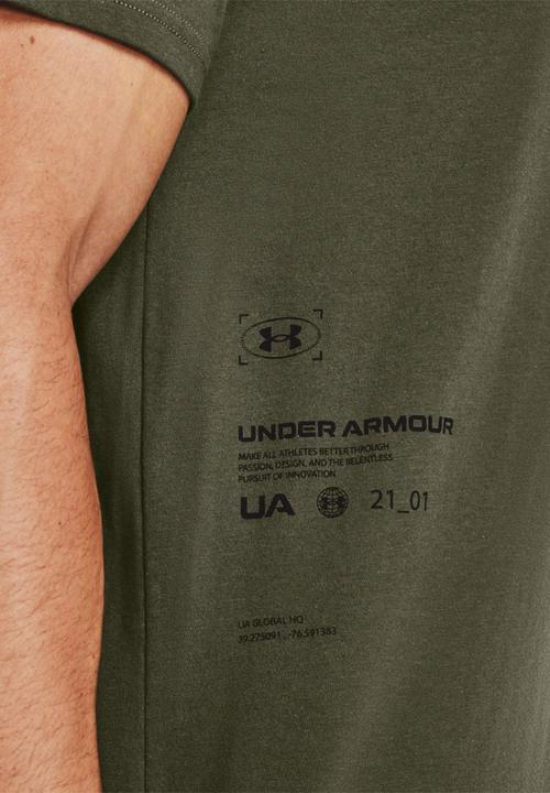 Under Armour - Ua utility symbol short sleeve - emerald