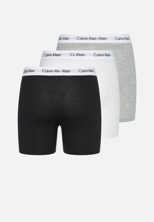 Calvin Klein - 3 pack boxer brief - black / white / grey heather