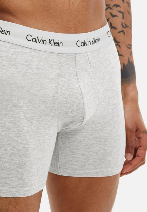 Calvin Klein - 3 pack boxer brief - black / white / grey heather