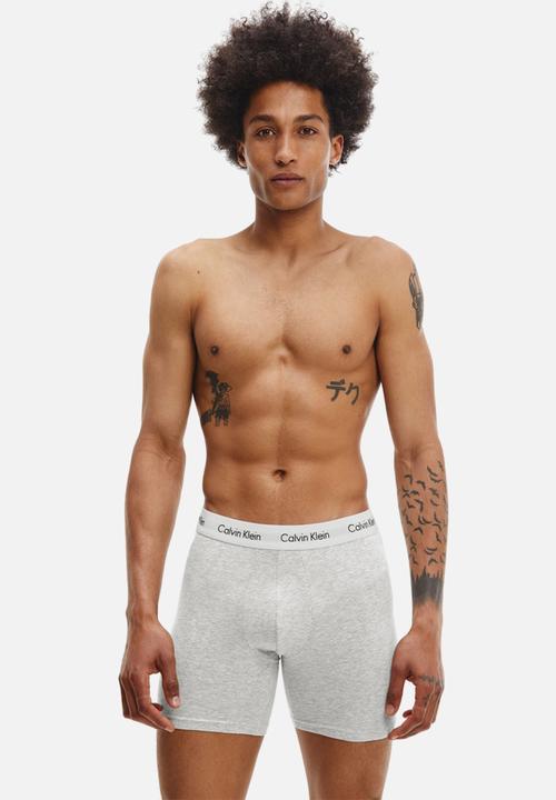 Calvin Klein - 3 pack boxer brief - black / white / grey heather