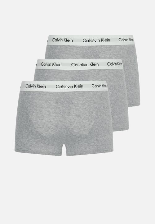 Calvin Klein - Low rise trunk 3 pack - grey