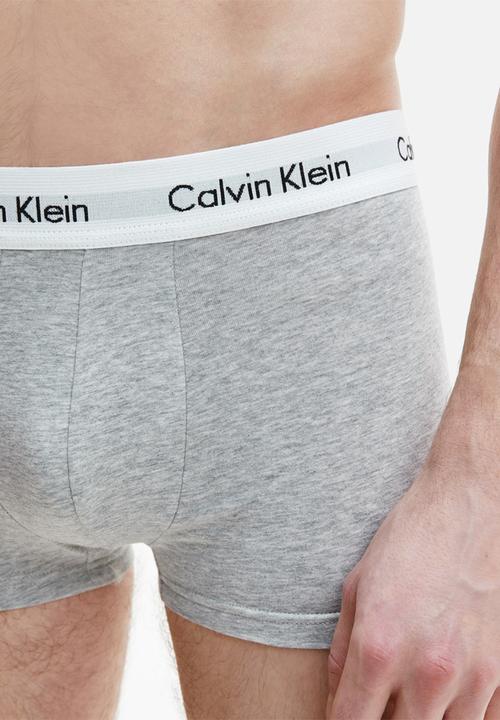 Calvin Klein - Low rise trunk 3 pack - grey