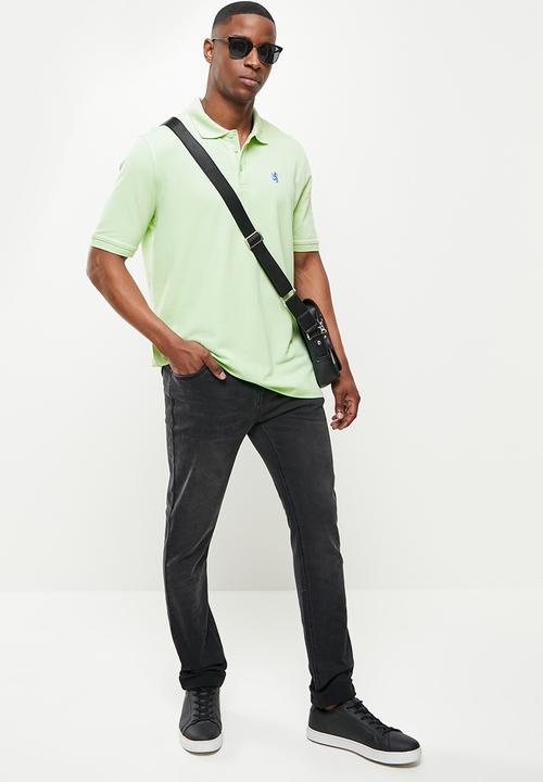 Pringle of Scotland - Washed out black slim fit denim - washed out black