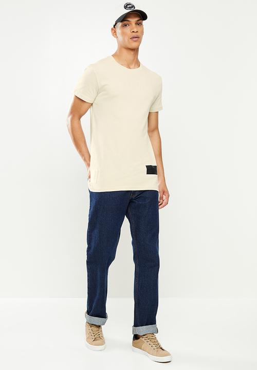 urban° - Urban printed short sleeve tee - stone