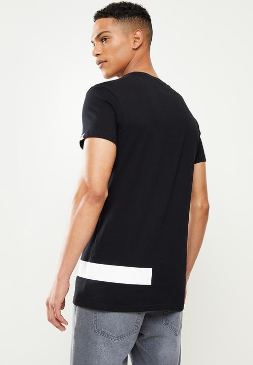 urban° - Urban printed short sleeve tee - black