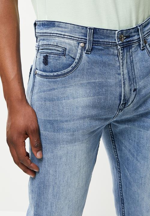 Pringle of Scotland - Light blue slim fit denim - light blue