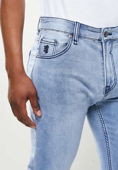 Pringle of Scotland - Light blue slim fit denim - light blue