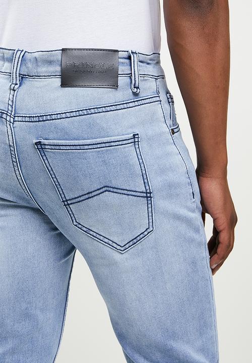 Pringle of Scotland - Light blue slim fit denim - light blue