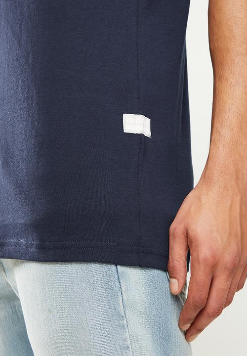 urban° - Urban v-neck short sleeve tee - navy