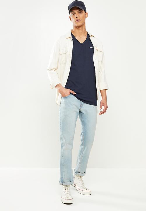 urban° - Urban v-neck short sleeve tee - navy