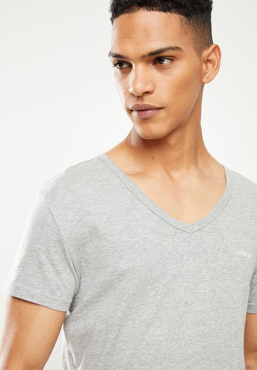 urban° - Urban v-neck short sleeve tee - grey 