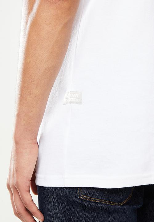 urban° - Urban v-neck short sleeve tee - white