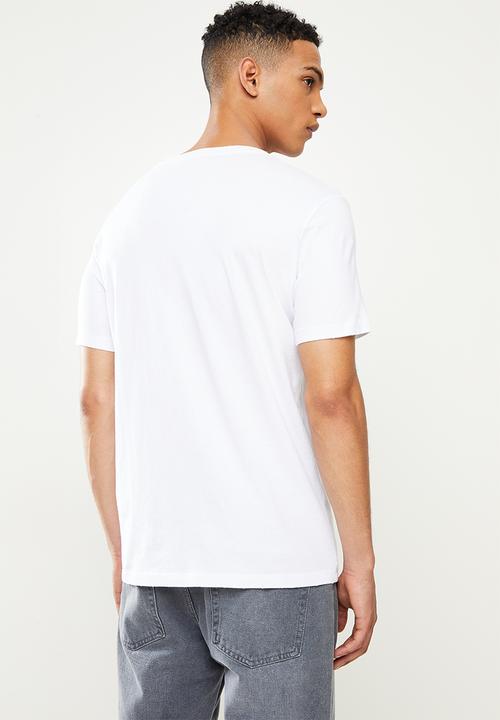 Replay - Square printed tee - white