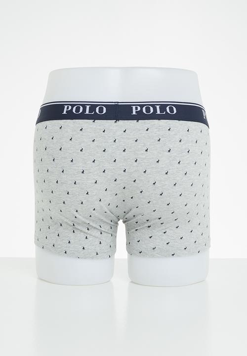 POLO - Classic knit boxer 3-pack - grey