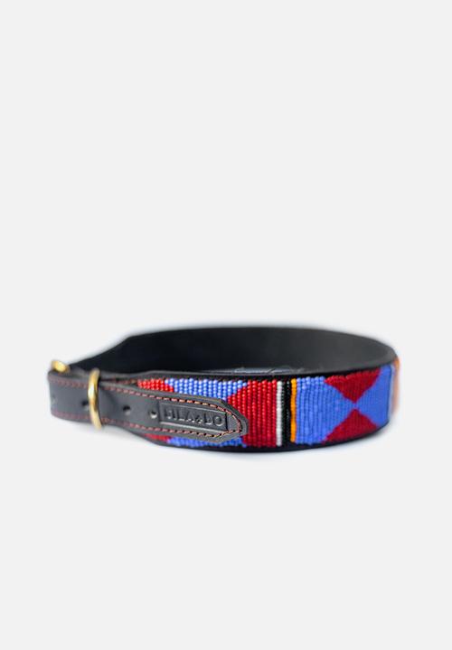 Sila + Bo - Pattern beaded collar - multi 