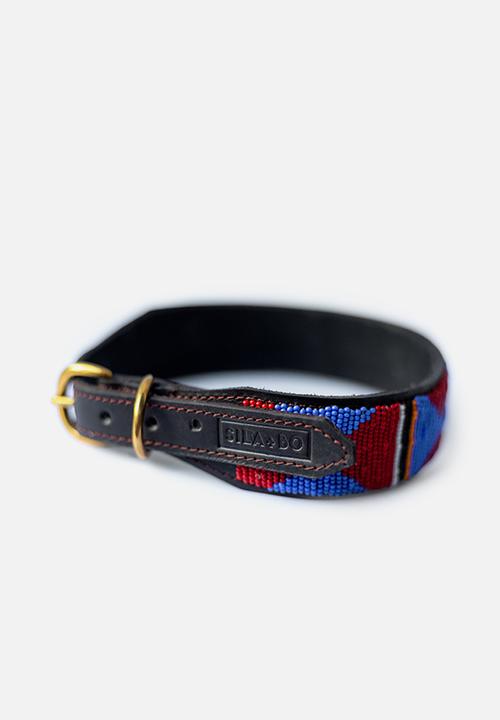 Sila + Bo - Pattern beaded collar - multi 