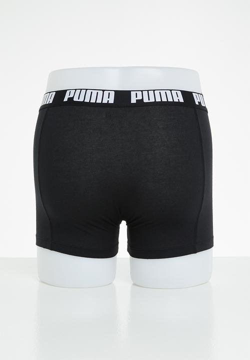 PUMA - Puma basic boxer 2-pack - white & black 