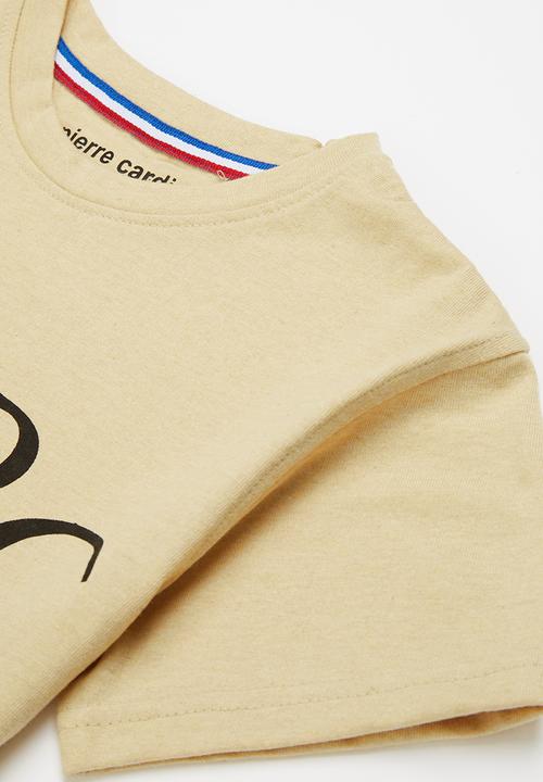 Pierre Cardin - Heritage crew neck tee - stone