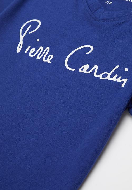 Pierre Cardin - Signature heritage v-neck - blue