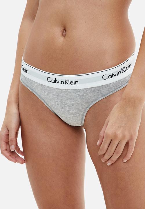 Calvin Klein - Thong - grey heather