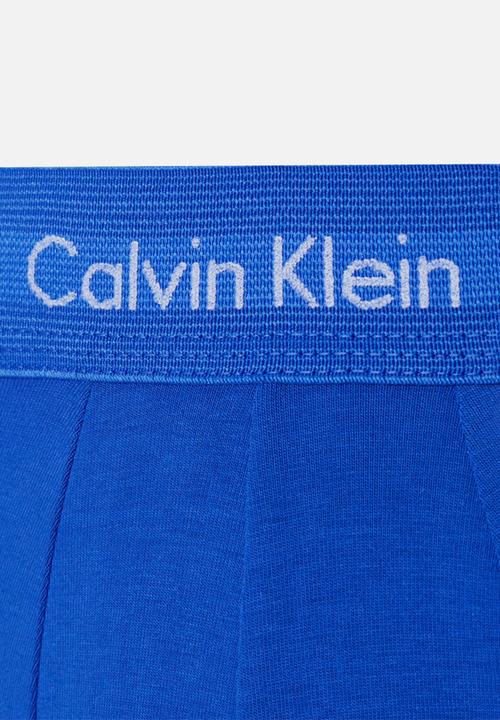Calvin Klein - 3 Pack low rise trunk - black & blue