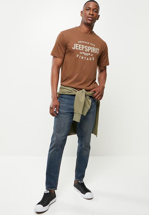 JEEP - Basic print graphic tee - grande