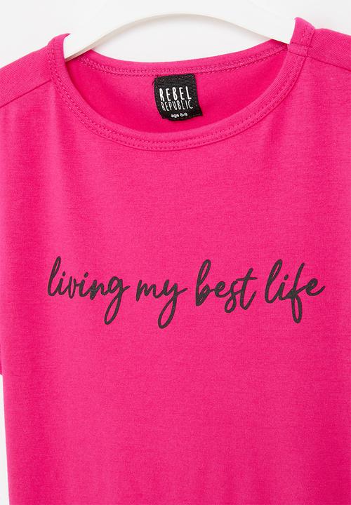 Rebel Republic - T-shirt dress - pink