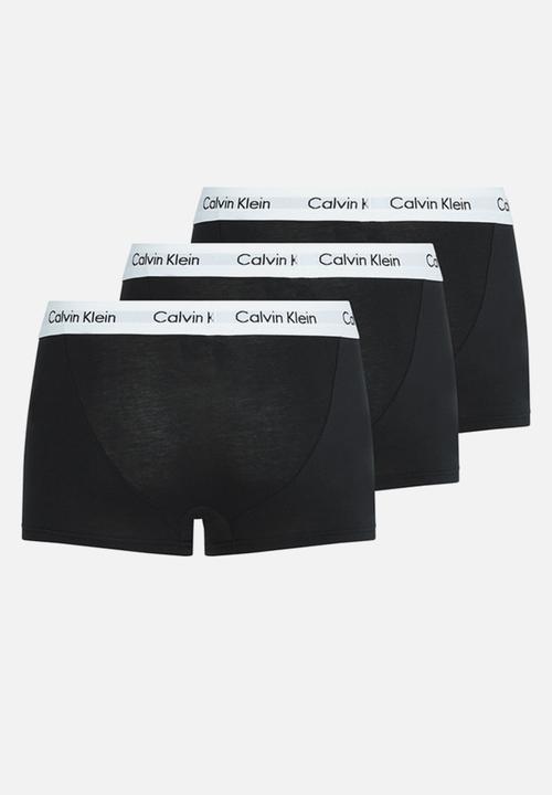 Calvin Klein - 3 Pack low rise trunk - black
