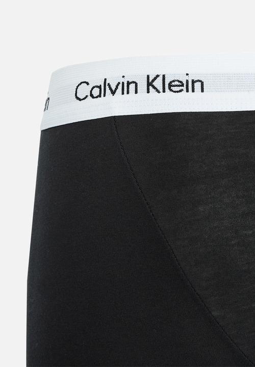 Calvin Klein - 3 Pack low rise trunk - black