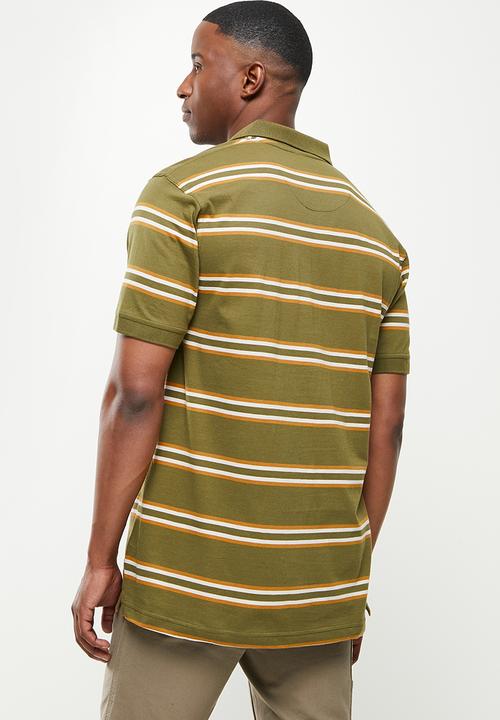 JEEP - Yd multi stripe golfers - uniform green-jeep