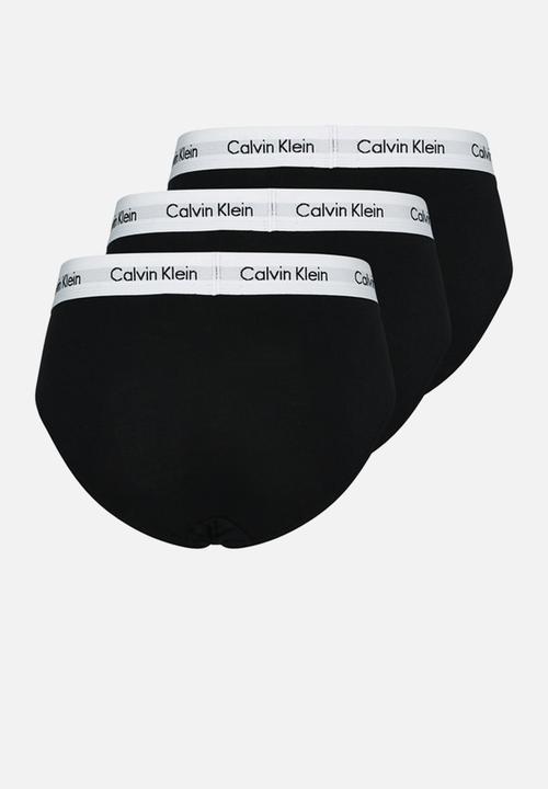 Calvin Klein - 3 Pack hip brief - black