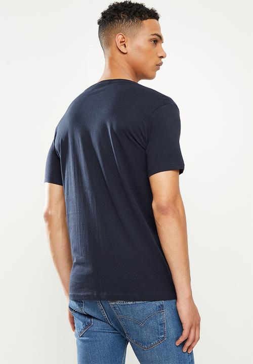 Replay - Replay large print tee - navy